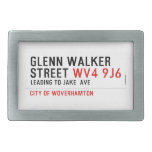glenn walker street  Belt Buckle