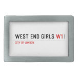 WEST END GIRLS  Belt Buckle
