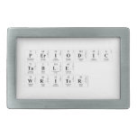 Periodic
 Table
 Writer  Belt Buckle