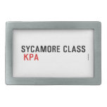 SYCAMORE CLASS   Belt Buckle