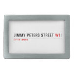 JIMMY PETERS Street  Belt Buckle