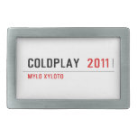 COLDPLAY   Belt Buckle