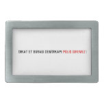Dikat Et BurasI DemİrkapI  Belt Buckle