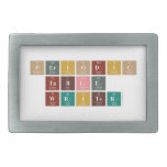 Periodic
 Table
 Writer  Belt Buckle