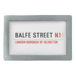 Balfe Street  Belt Buckle