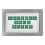 Periodic
 Table
 Writer  Belt Buckle