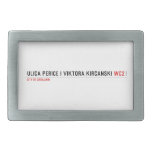 Ulica Perice i Viktora Kirčanski  Belt Buckle