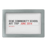 Dene community school art trip   Belt Buckle