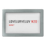 Lovelurveluv  Belt Buckle