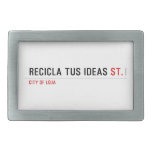 RECICLA TUS IDEAS  Belt Buckle