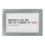 Maricela del Rio Rue de Flandre 94  Belt Buckle