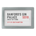 Banford's Gin  Palace  Belt Buckle