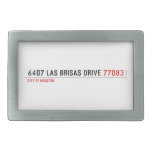6407 Las Brisas Drive  Belt Buckle