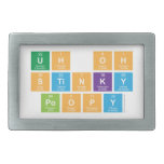 UH OH Stinky Poopy  Belt Buckle