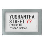 Yushantha  Street  Belt Buckle