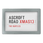 ASCROFT ROAD  Belt Buckle