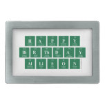 Happy
 Birthday
 Allison  Belt Buckle