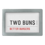  TWO BUNS  Belt Buckle