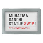 muhatma gandhi statue  Belt Buckle