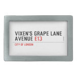 Vixen's Grape Lane  Avenue  Belt Buckle