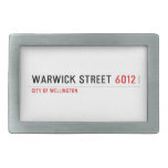 Warwick Street  Belt Buckle