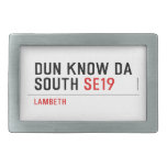 DUN KNOW DA SOUTH  Belt Buckle
