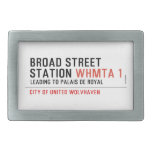 BROAD STREET STATION  Belt Buckle