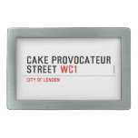 CAKE PROVOCATEUR  STREET  Belt Buckle