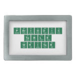 Periodic
 Table
 Writer  Belt Buckle