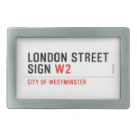 LONDON STREET SIGN  Belt Buckle