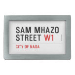 Sam Mhazo Street  Belt Buckle