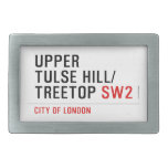 Upper  tulse hill/ Treetop  Belt Buckle