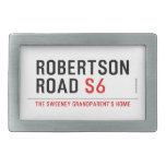 Robertson Road  Belt Buckle