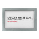 Gregory Myers Lane  Belt Buckle