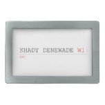 Khady denewade  Belt Buckle