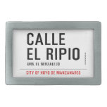 CALLE EL RIPIO  Belt Buckle