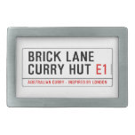 Brick Lane  Curry Hut  Belt Buckle