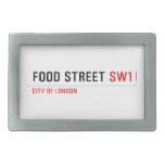 Food street  Belt Buckle