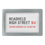 Headheld High Street  Belt Buckle