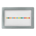 PeriodicTableWriter  Belt Buckle