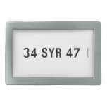 34 SYR 47  Belt Buckle