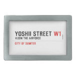 Yoshii Street  Belt Buckle