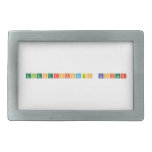 Electroforesis Capilar  Belt Buckle
