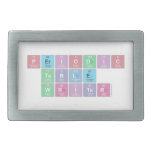 Periodic
 Table
 Writer  Belt Buckle