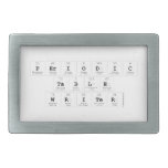 Periodic
 Table
 Writer  Belt Buckle