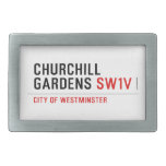 churchill gardens  Belt Buckle