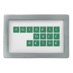 Periodic
 Table
 Writer  Belt Buckle