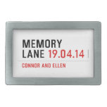 MEMORY LANE  Belt Buckle