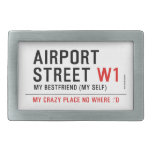 AIRPORT Street  Belt Buckle