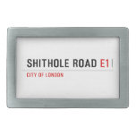 Shithole Road  Belt Buckle